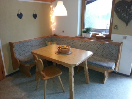 Wohnküche mit Flachbild TV