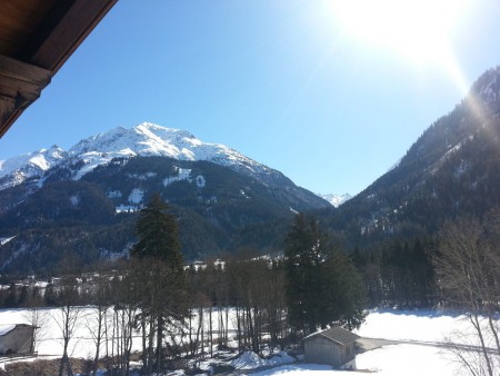Blick aus dem Balkon